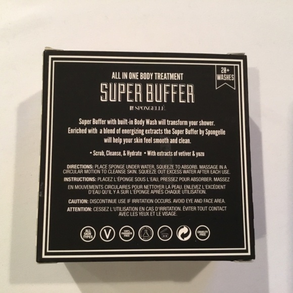 Spongelle Mens Super Buffer (Verbena Absolute) - Picture 3 of 3